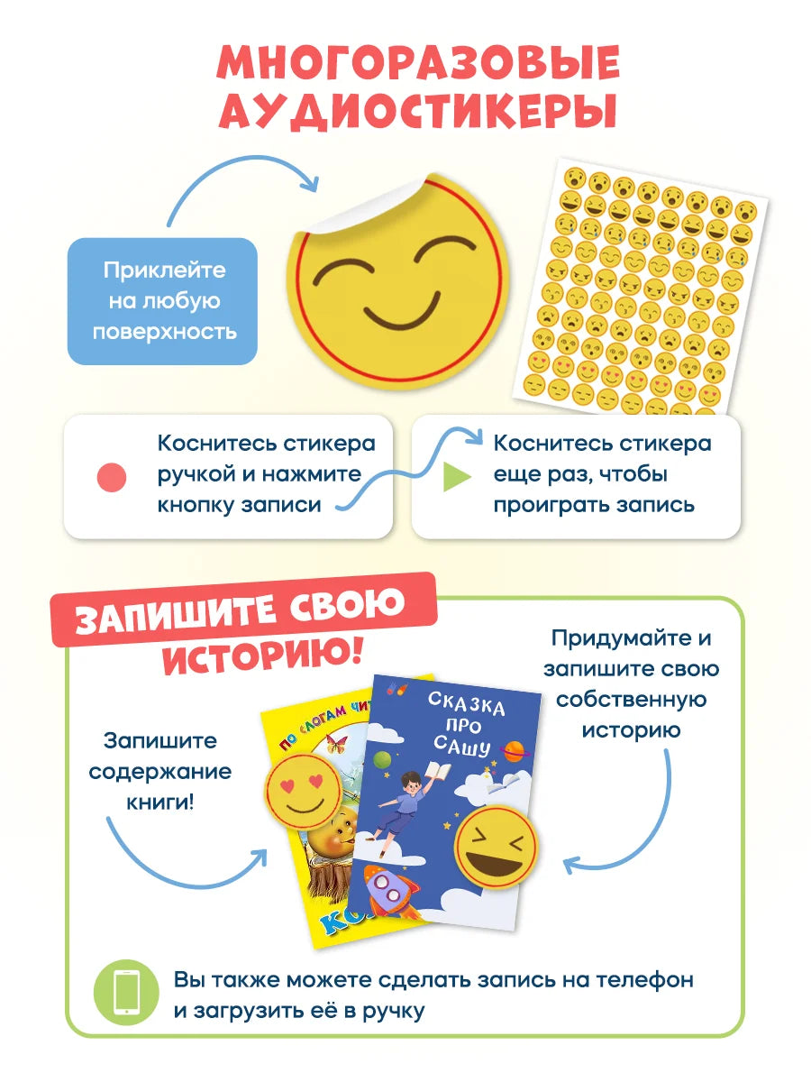 Kids language learning toy English Russian electronic book Talking flash card education toddlers 0-6 years reading machine